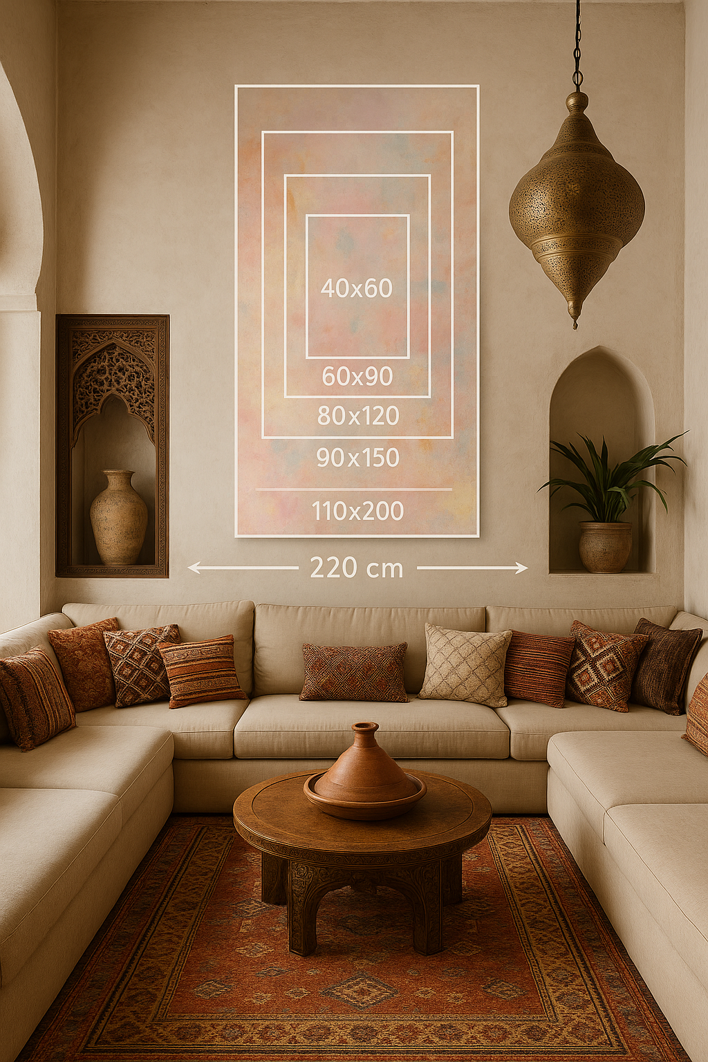 Tableau femme - Peau d’Afrique, Âme de Zellige