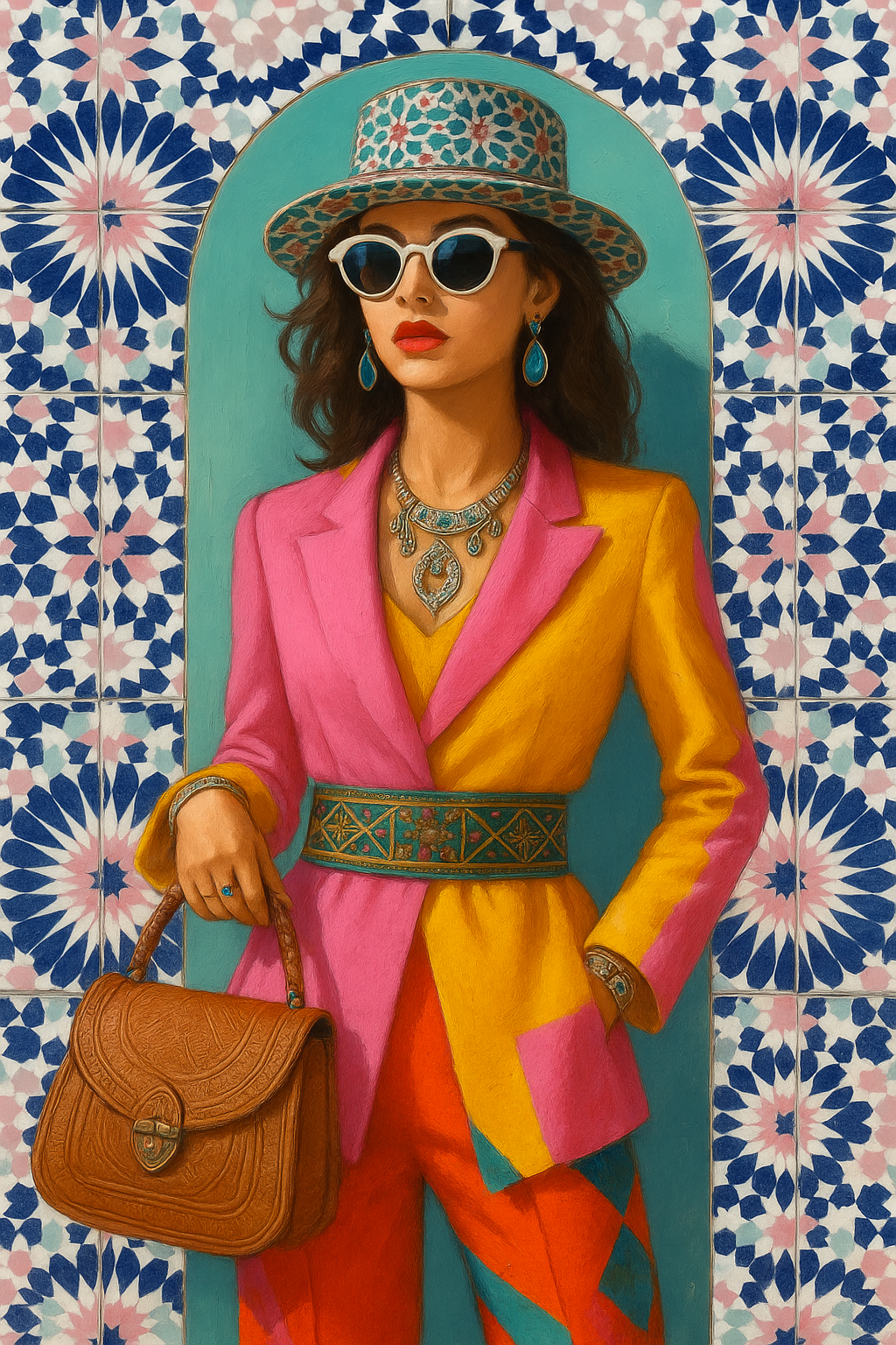 Tableau - Élégance Marocaine Pop