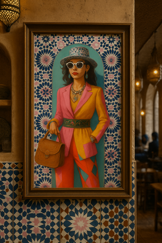 Tableau - Élégance Marocaine Pop